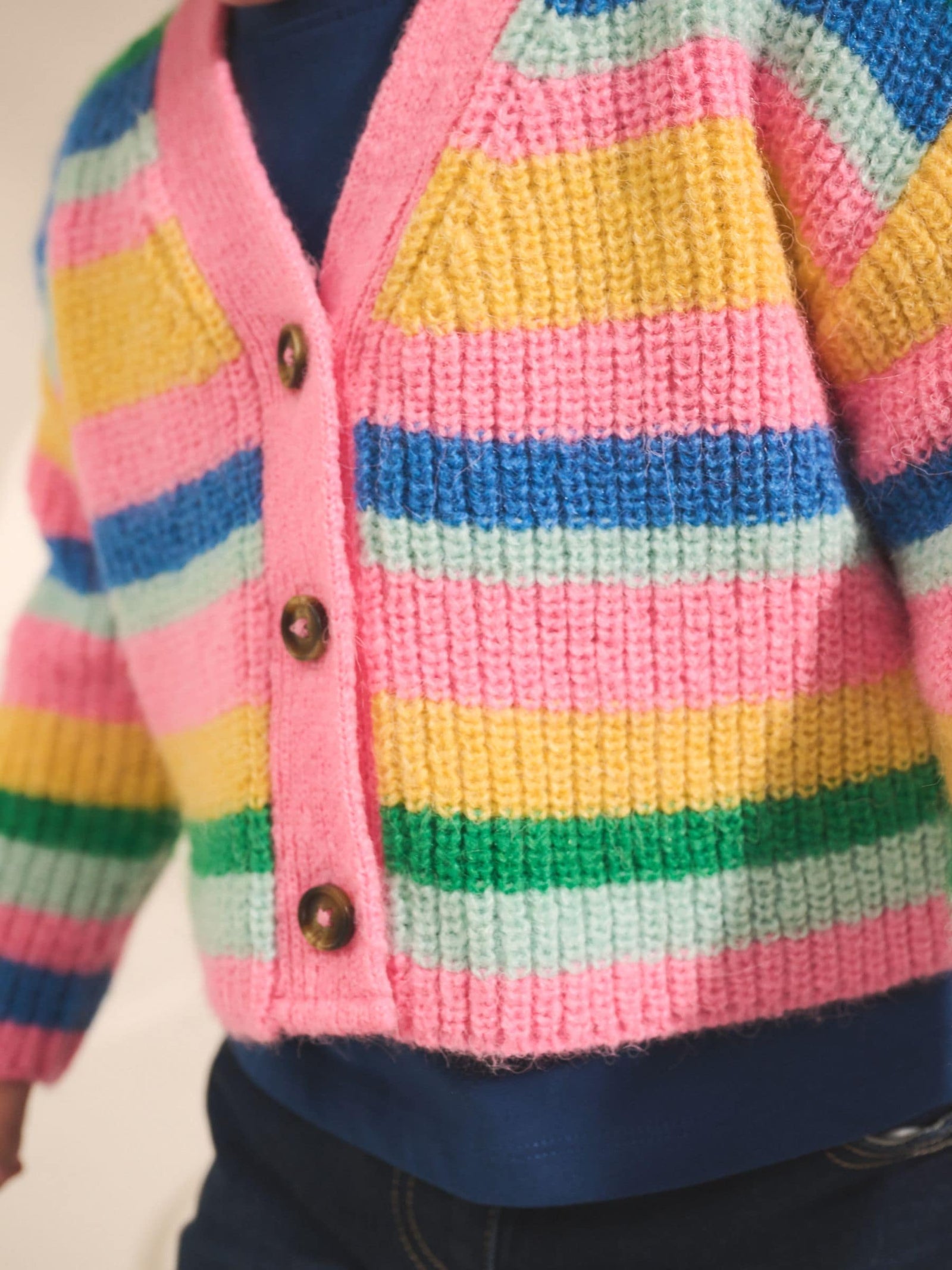 Rainbow V-Neck Cardigan (3mths-7yrs)