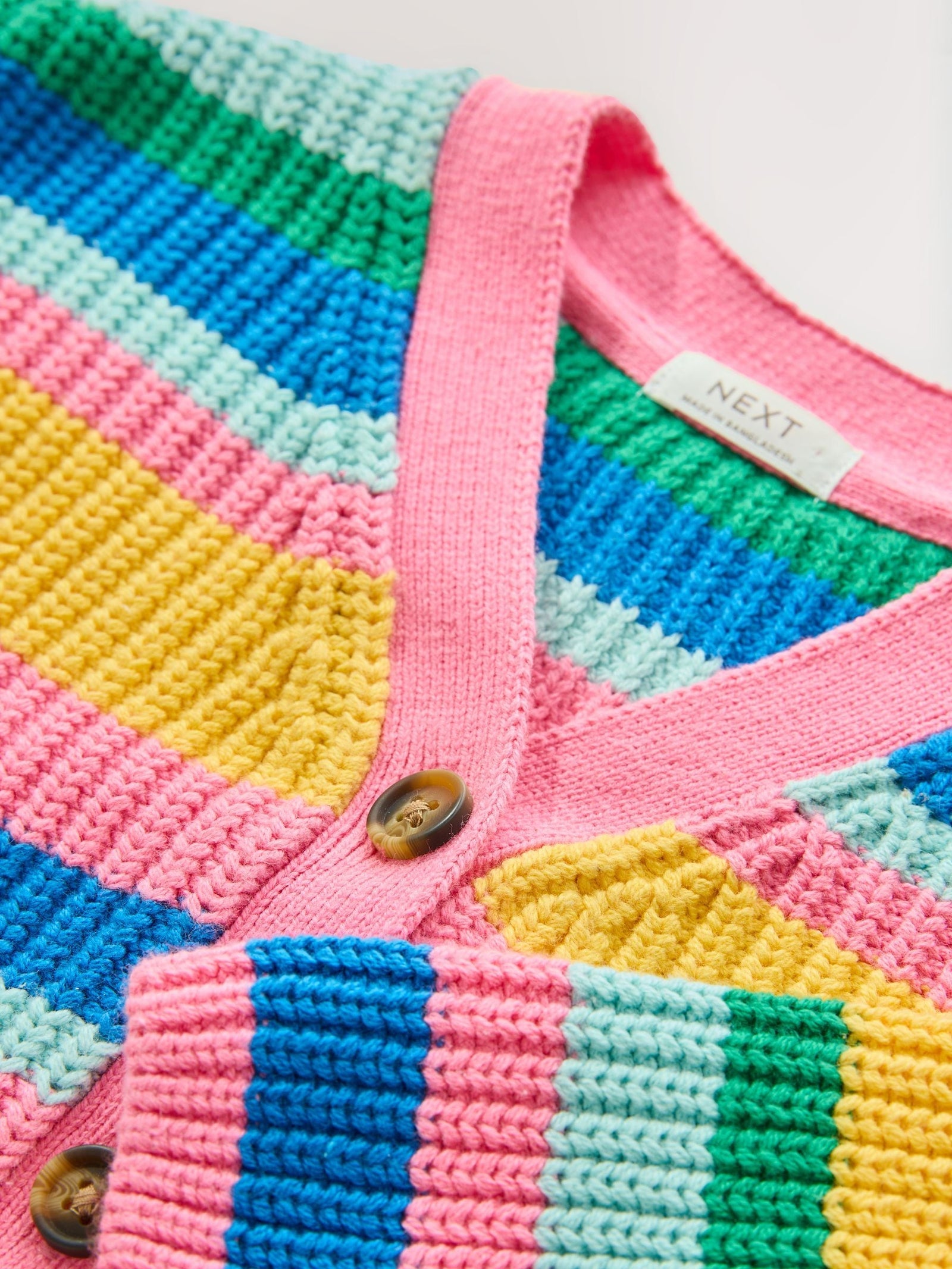 Rainbow V-Neck Cardigan (3mths-7yrs)