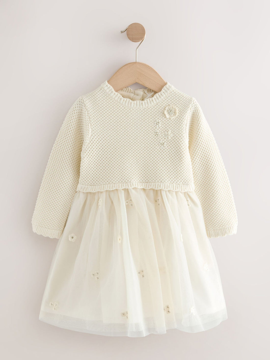 Ecru Occasion Dress (3mths-10yrs)