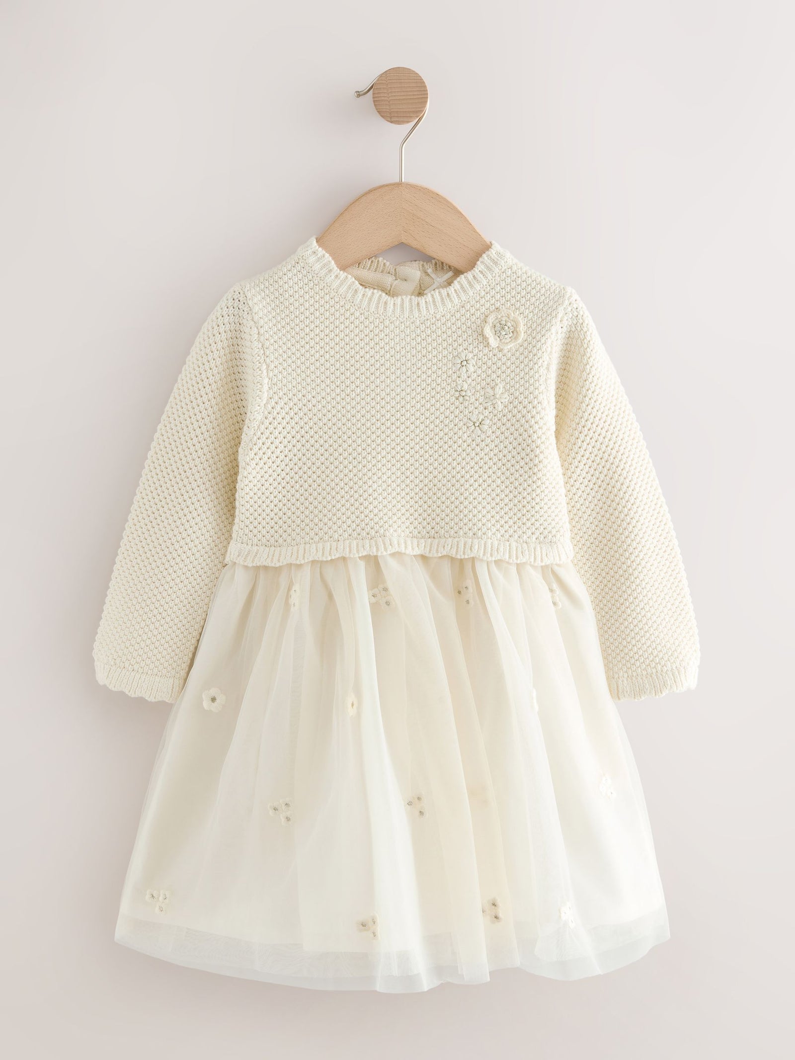 Ecru Occasion Dress (3mths-10yrs)