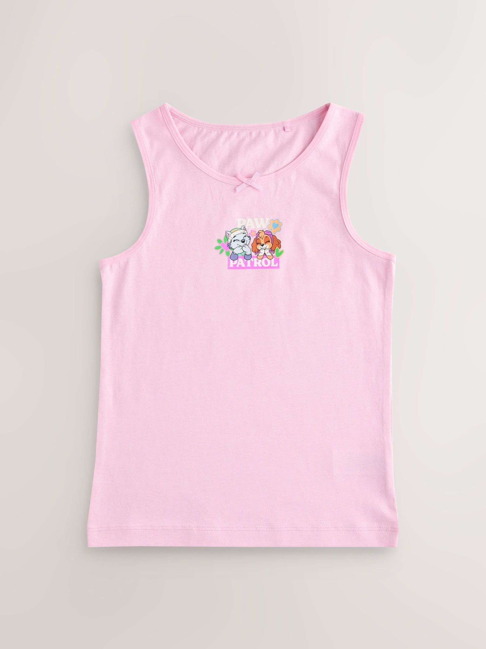 Ecru/Pink Paw Patrol Vests 3 Pack (2-8yrs)