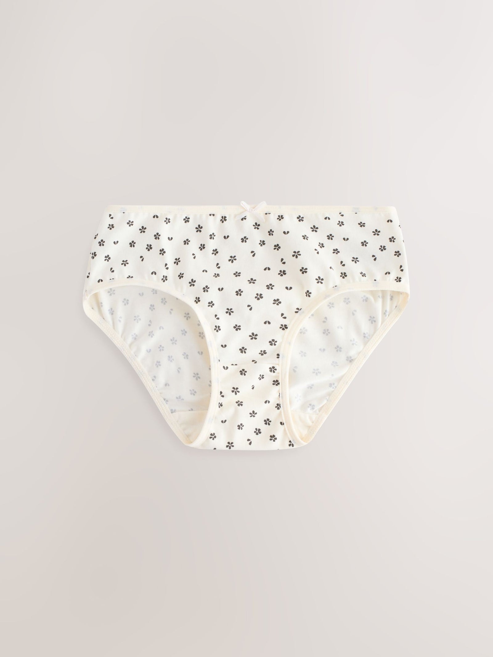 Black/White Ditsy Print Briefs 5 Pack (1.5-16yrs)