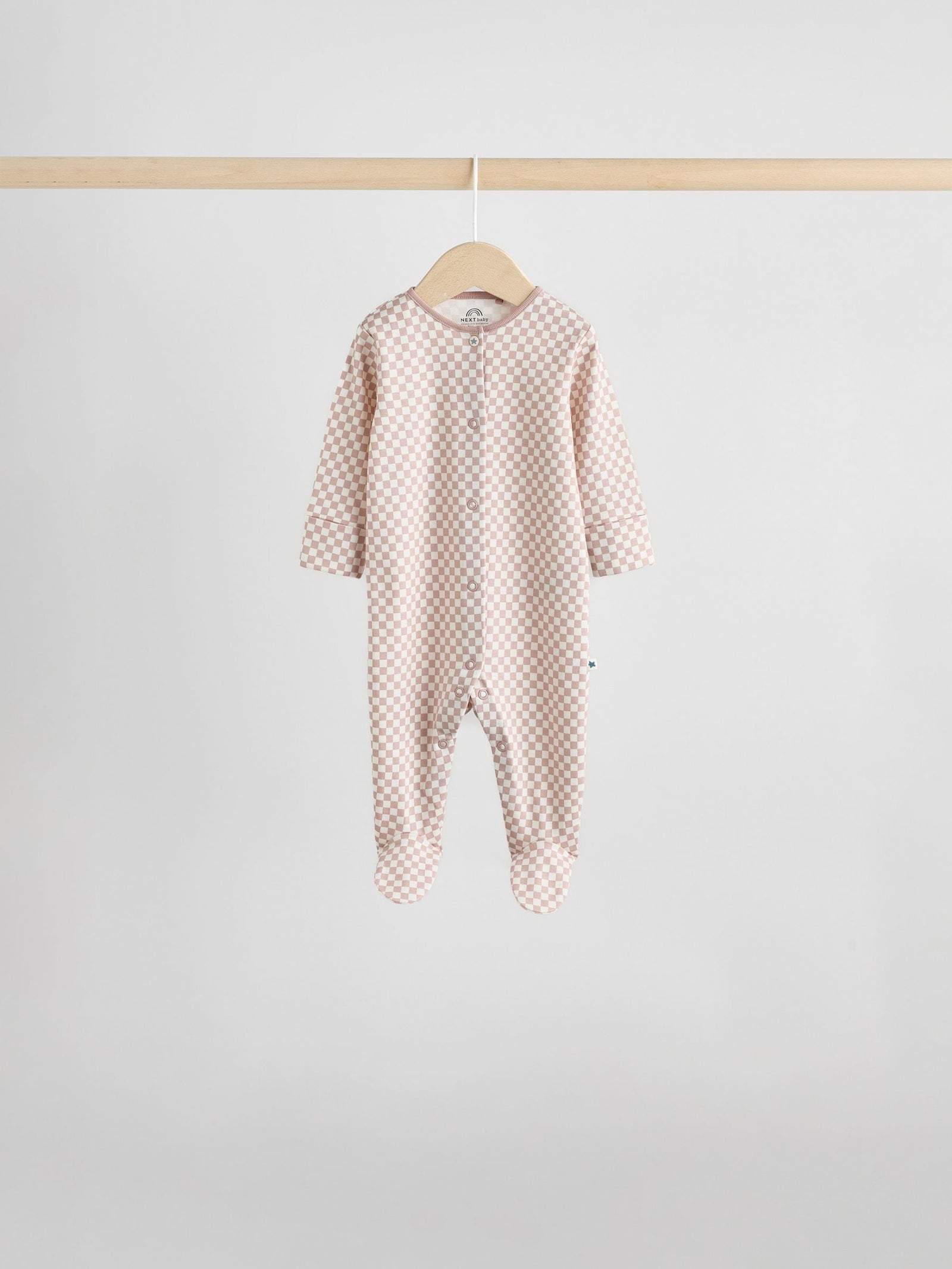 Blue 7 Pack Baby Footless Two Way Zip Sleepsuits 4 Pack (0mths-2yrs)