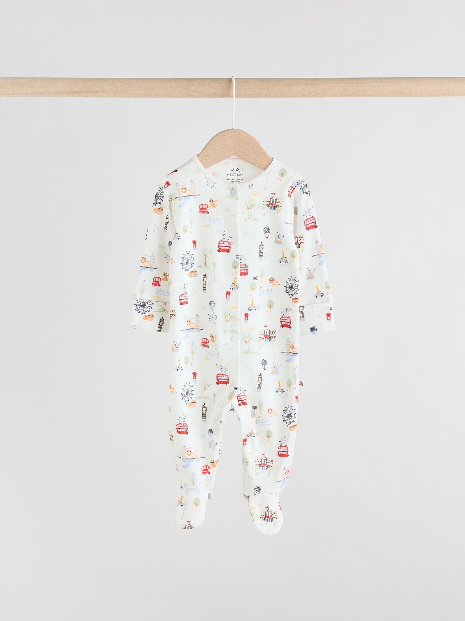 Blue London Baby Sleepsuits 3 Pack