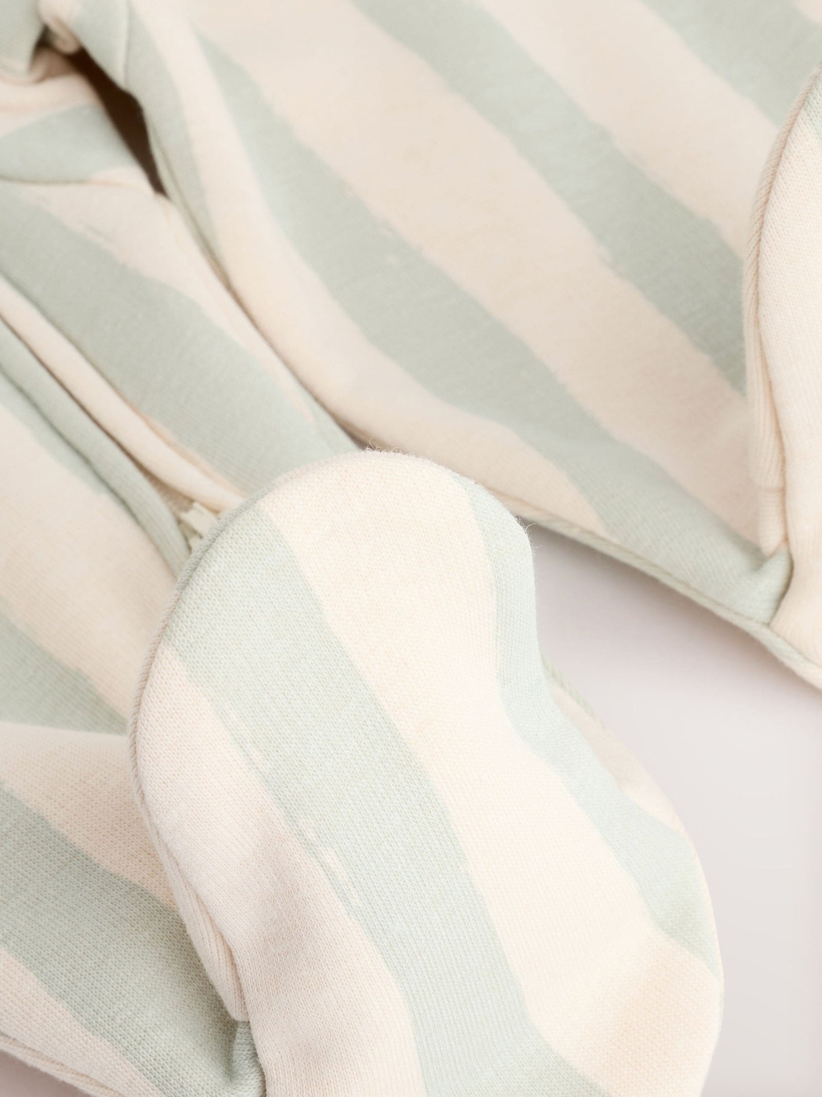 Sage Green Milk Club Baby Fleece Lined Sleepsuit
