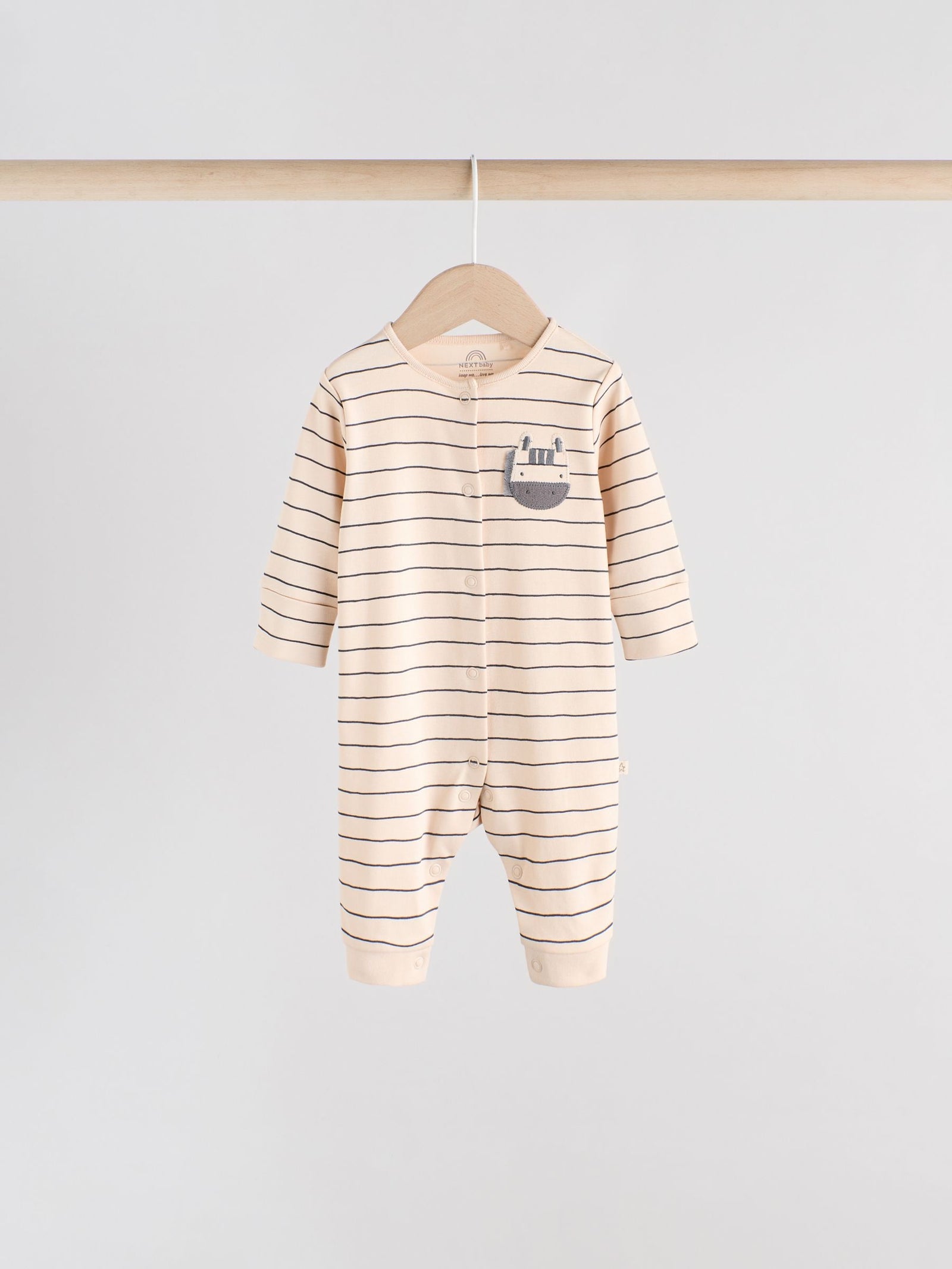 Neutral Baby Footless Character Sleepsuits 3 Pack (0mths-3yrs)