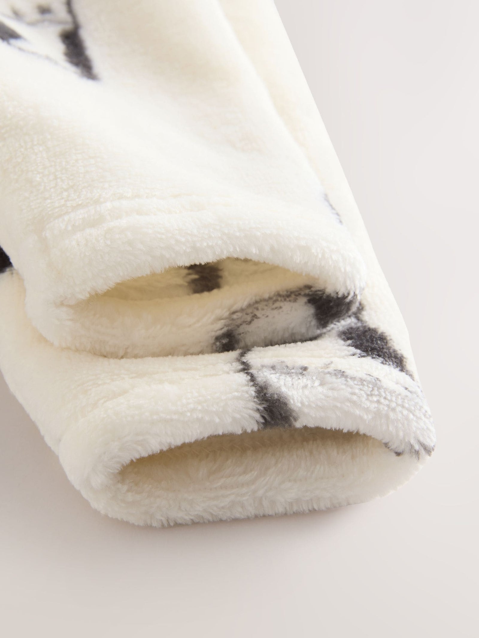 White Fleece Baby Sleepsuit