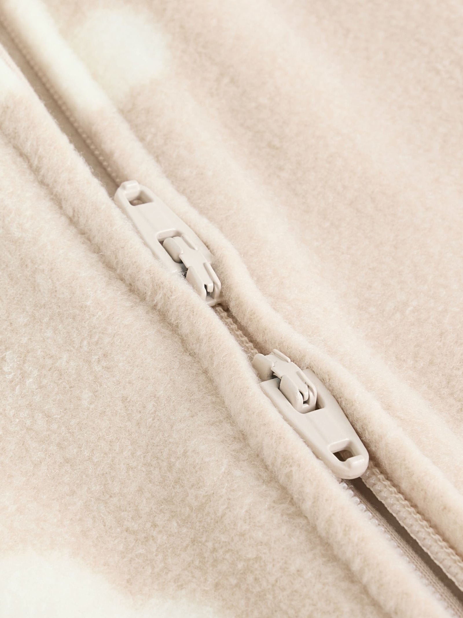Neutral Baby Micro Fleece Two Way Zip Sleepsuits 2 Pack