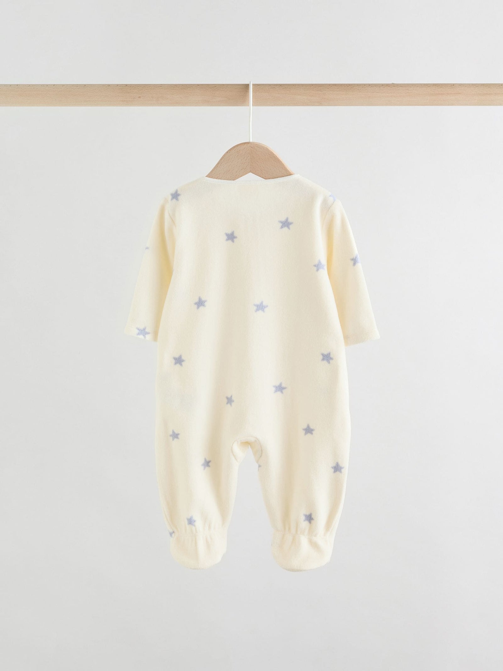 Neutral Baby Micro Fleece Two Way Zip Sleepsuits 2 Pack