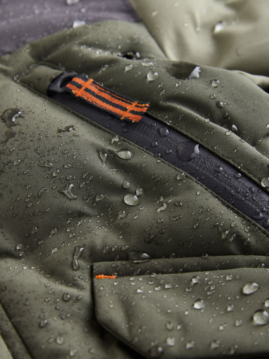 Green Waterproof Warm Padded Coat (12mths-10yrs)