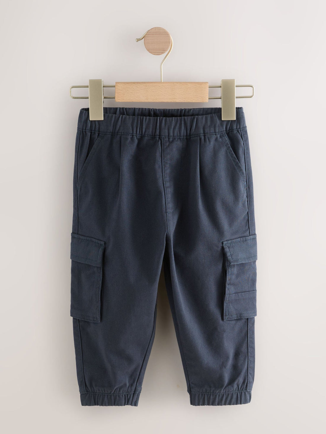 Navy Regular Fit Cargo Trousers (3mths-7yrs)