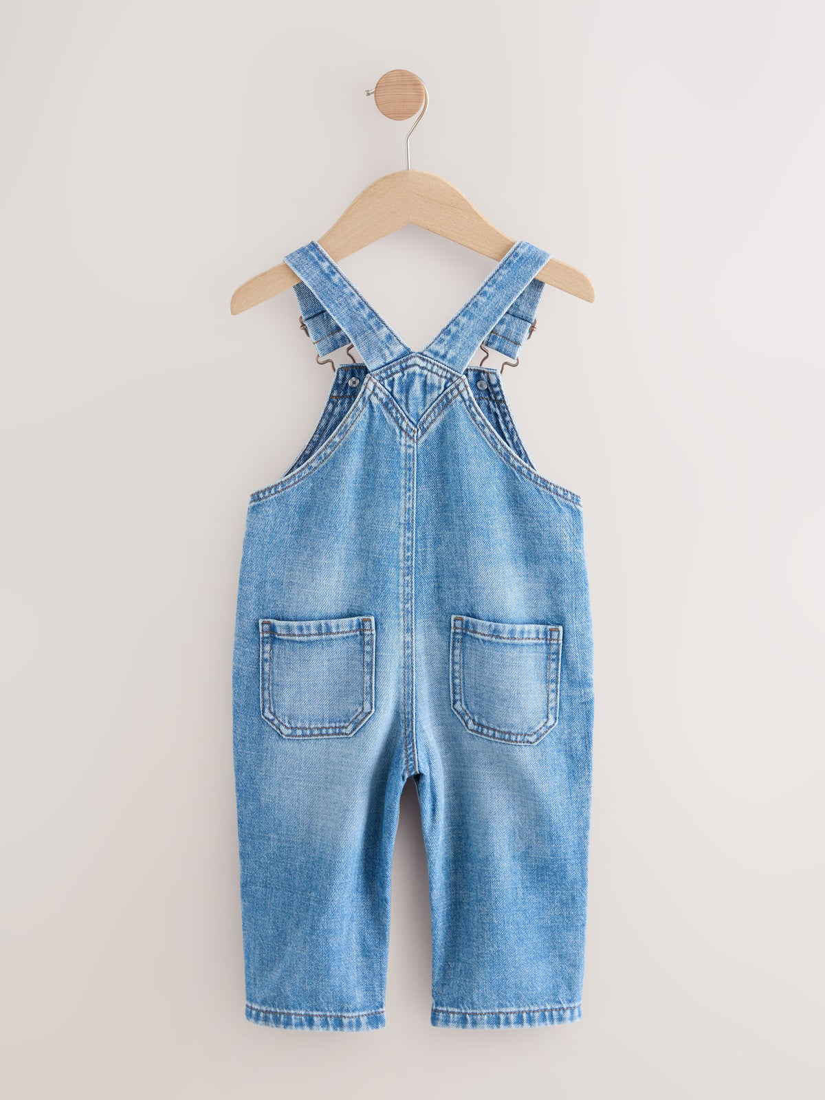 Mid Blue Dungarees (3mths-7yrs)