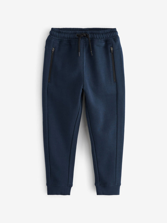 Multi Slim Fit Zip Joggers 3 Pack (3-16yrs)