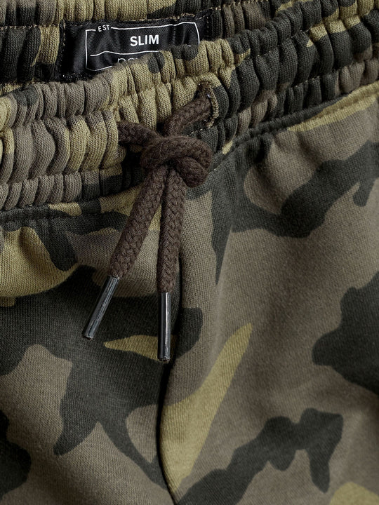 Khaki Camo Slim Fit Joggers (3-16yrs)