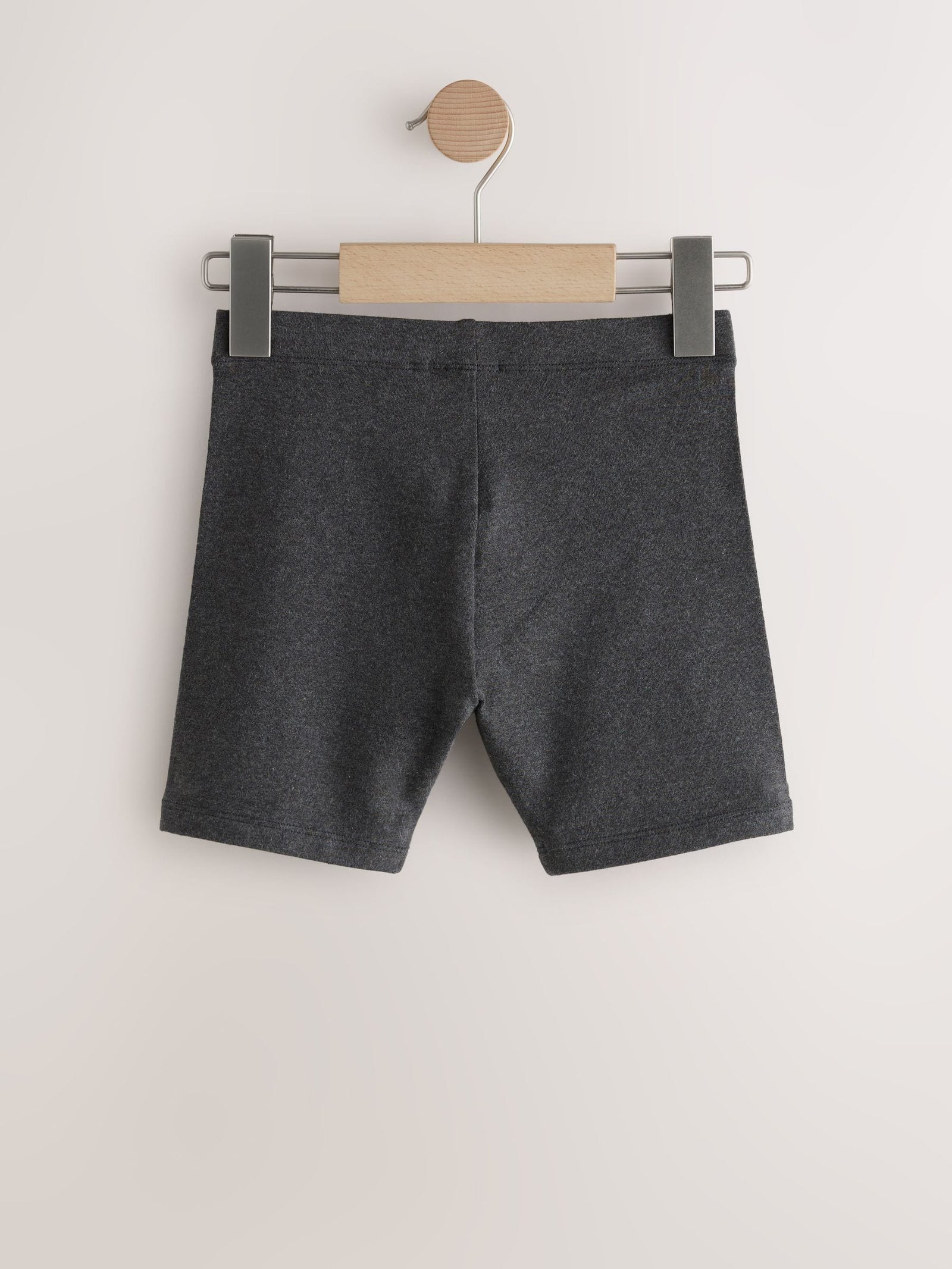 Grey Regular Length 2 Pack Cotton Rich Stretch Cycle Shorts (3-16yrs)