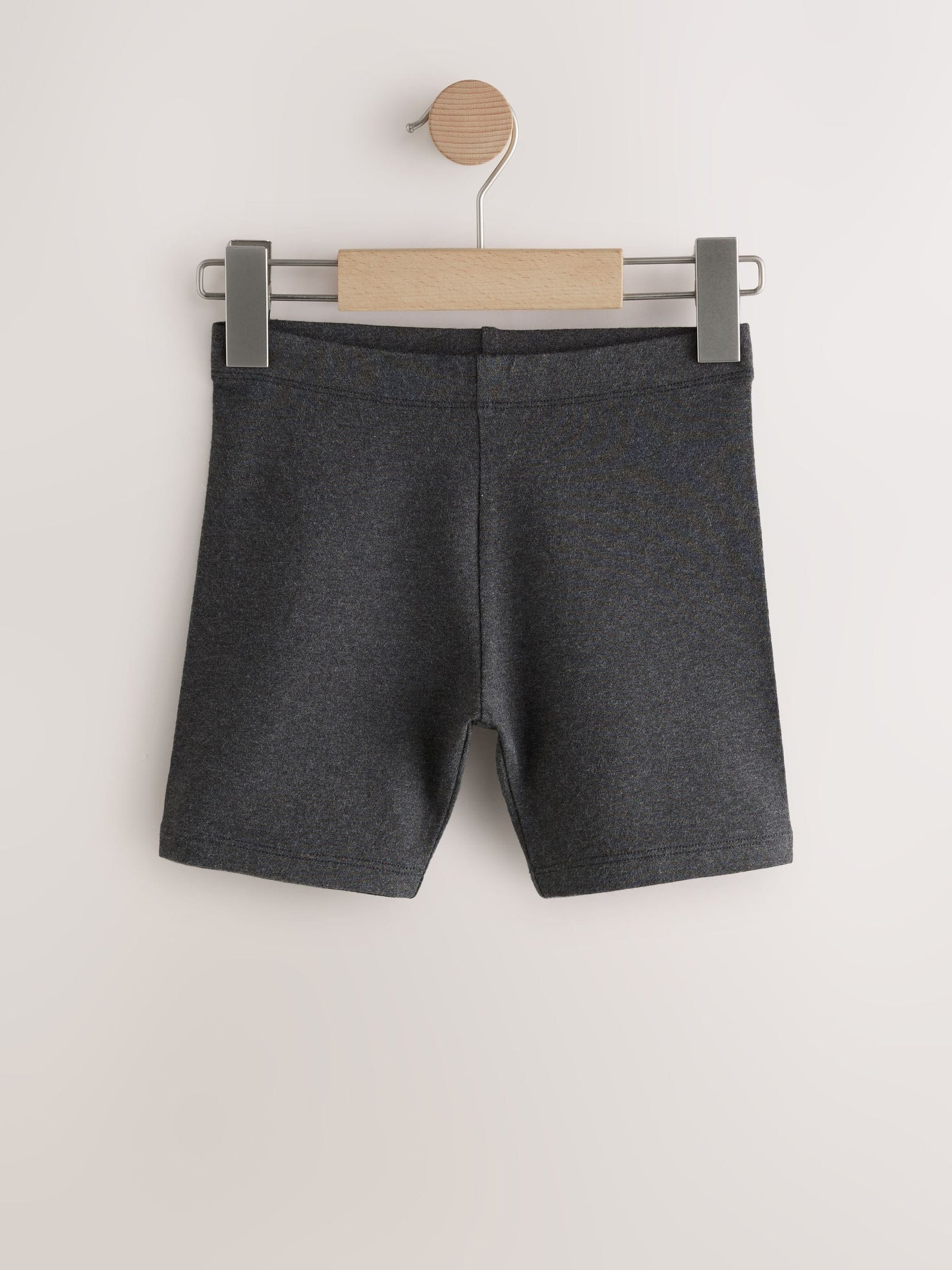 Grey Regular Length 2 Pack Cotton Rich Stretch Cycle Shorts (3-16yrs)