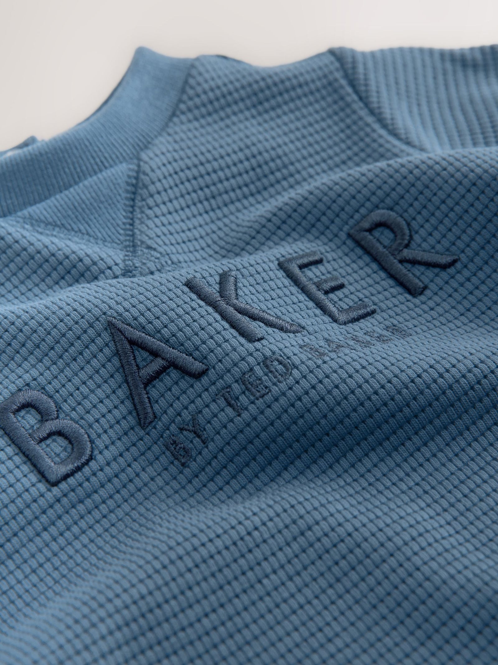 Baker by Ted Baker Textured Long Sleeve Romper