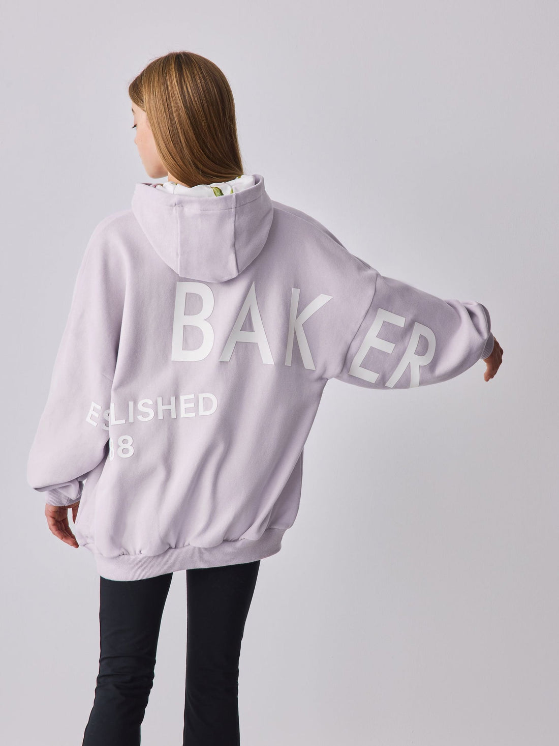 Baker by Ted Baker Oversized Back Print Hoodie