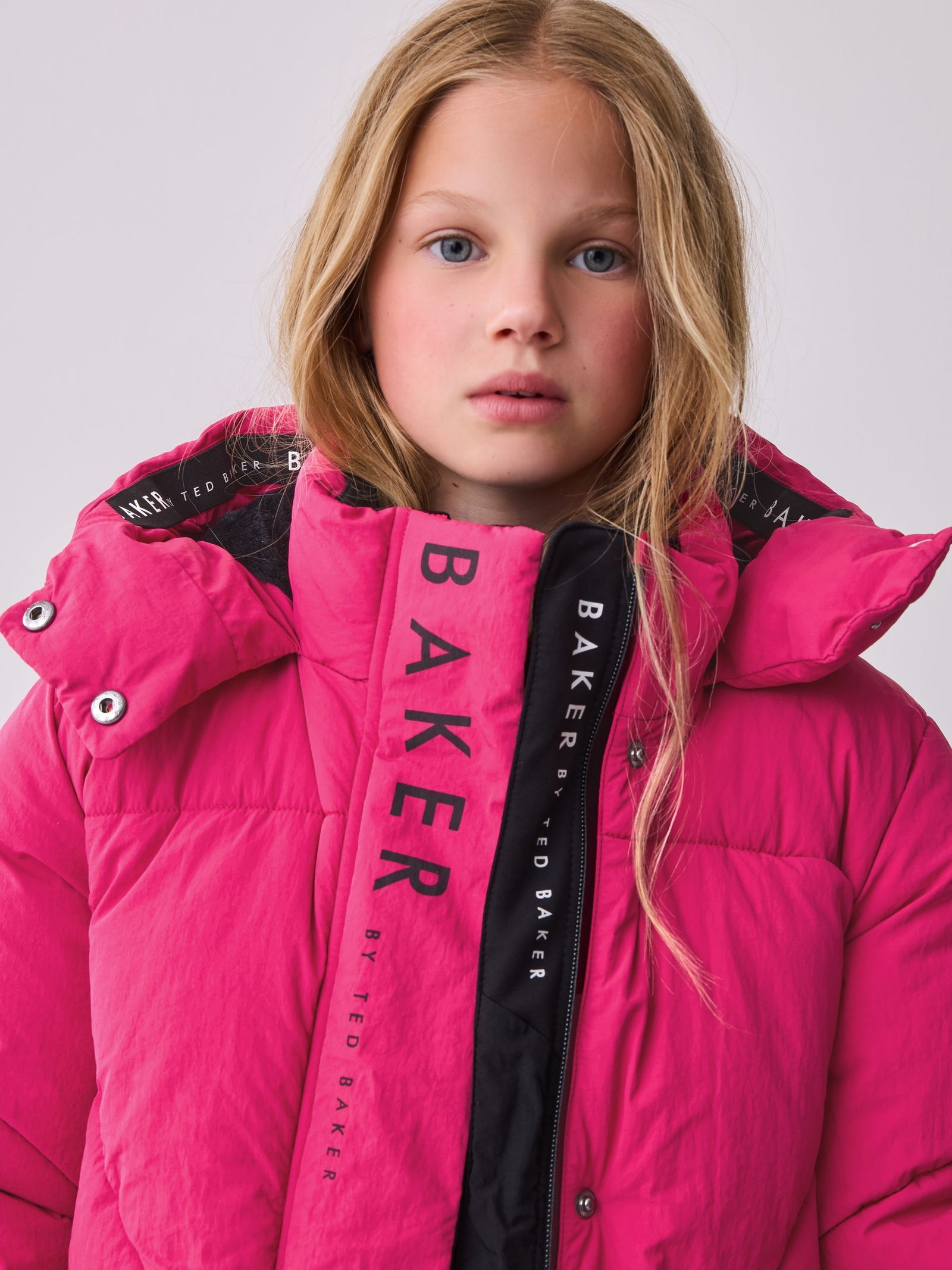 Baker by Ted Baker Girls Shower Resistant Longline Padded Coat