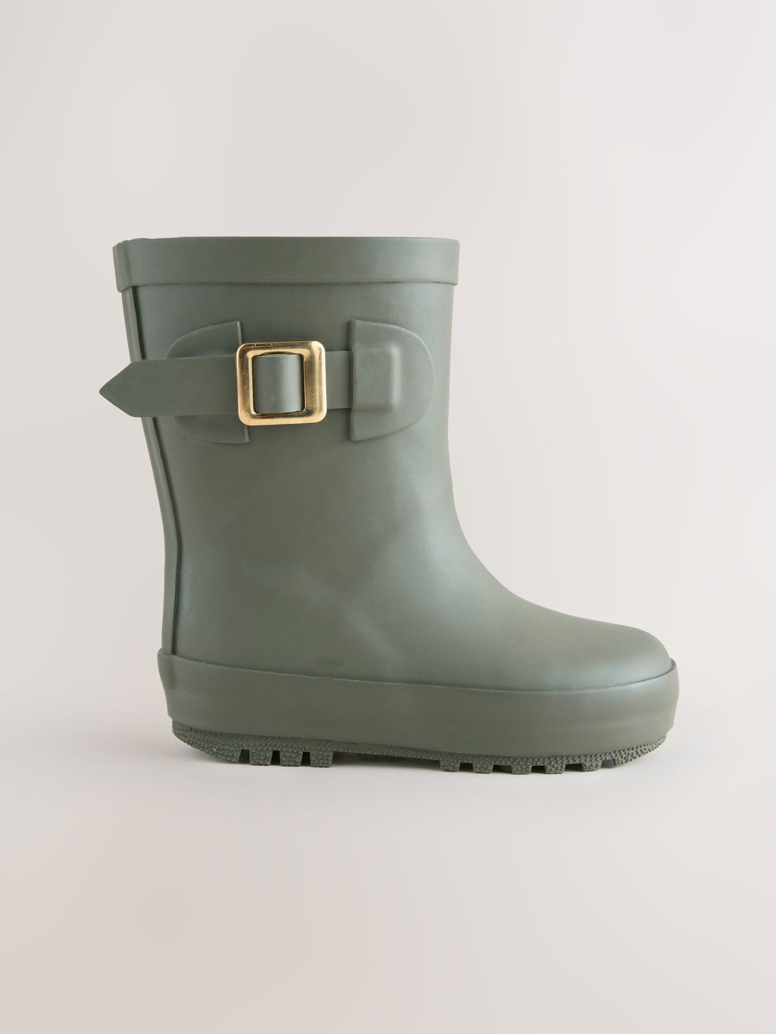 Green Buckle Wellies