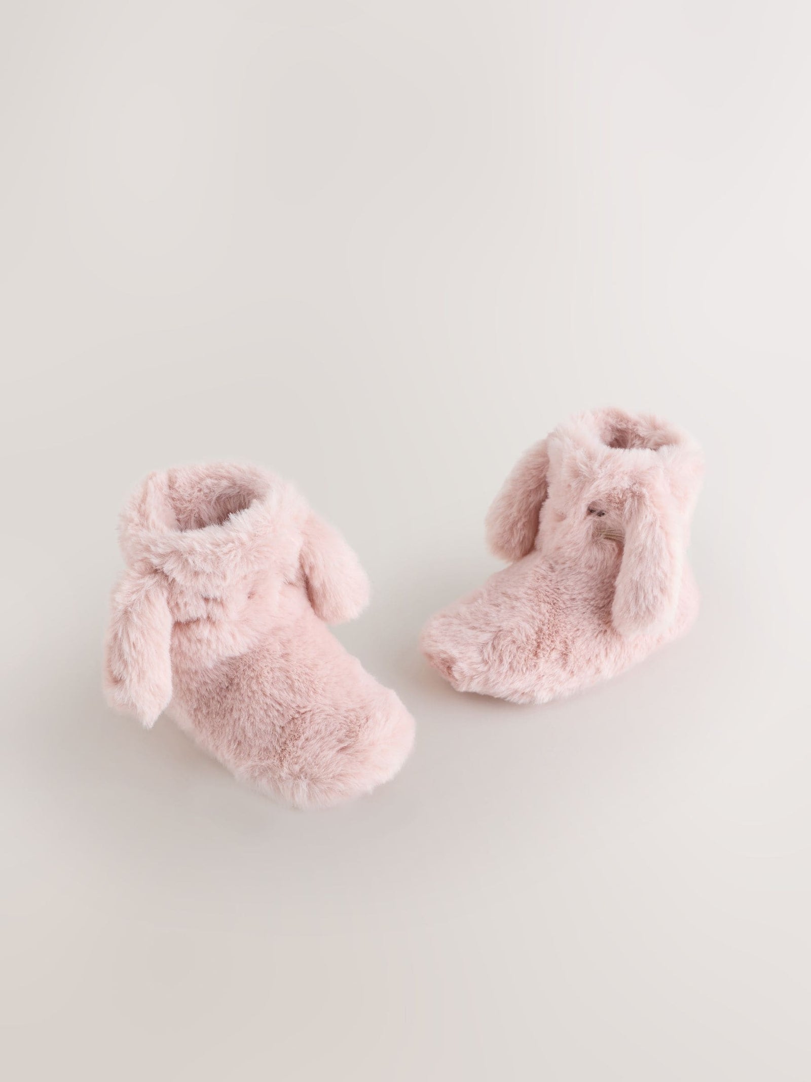 Pink Bunny Faux Fur Slipper Boots