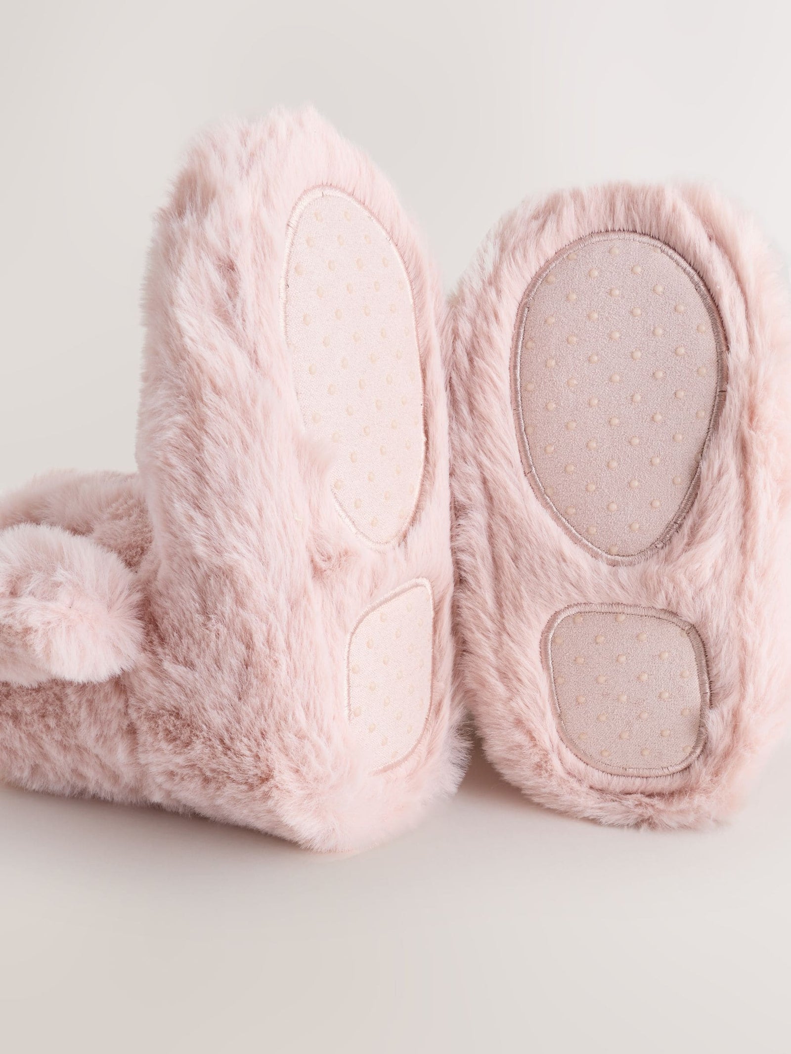 Pink Bunny Faux Fur Slipper Boots