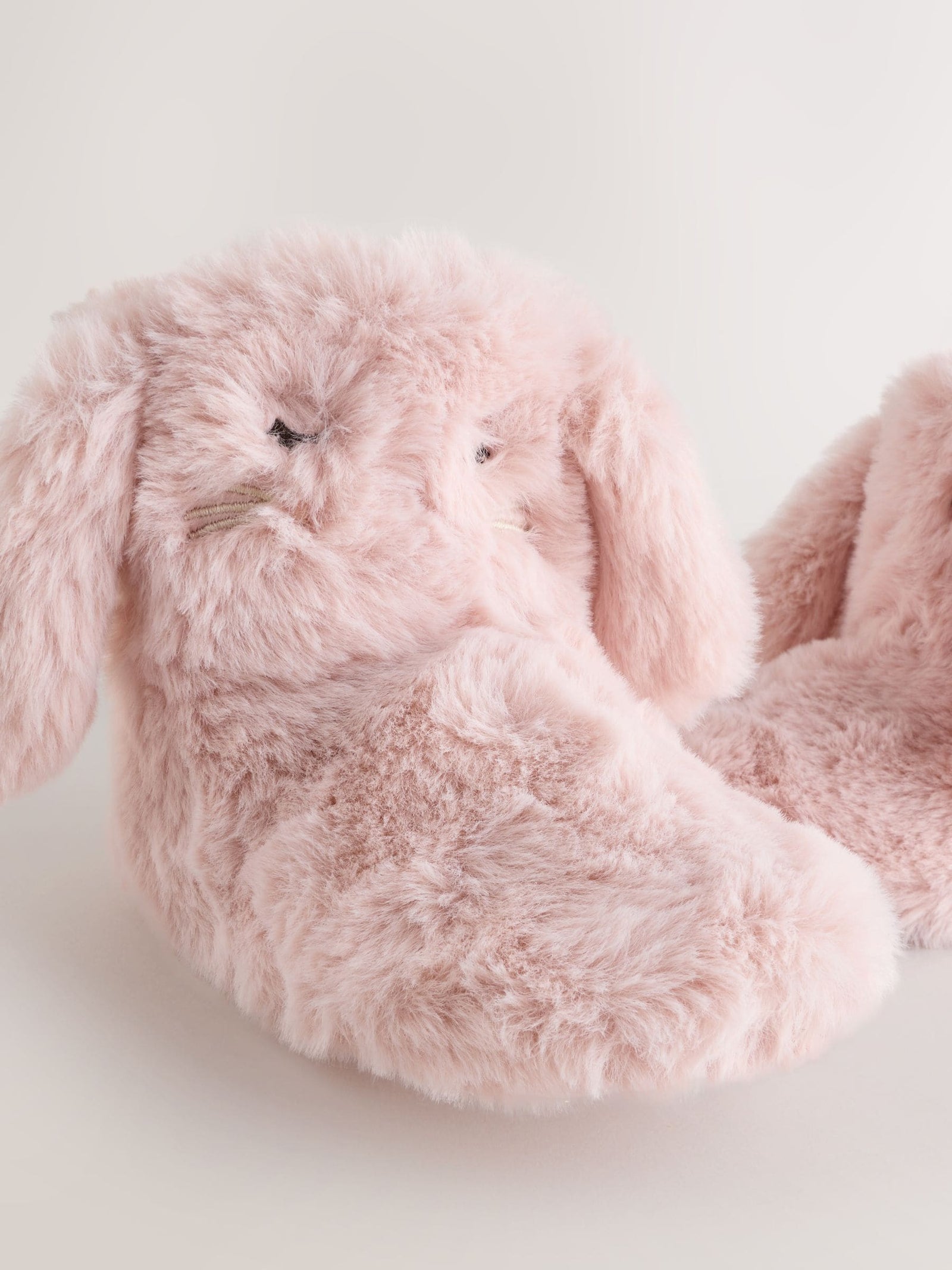 Pink Bunny Faux Fur Slipper Boots