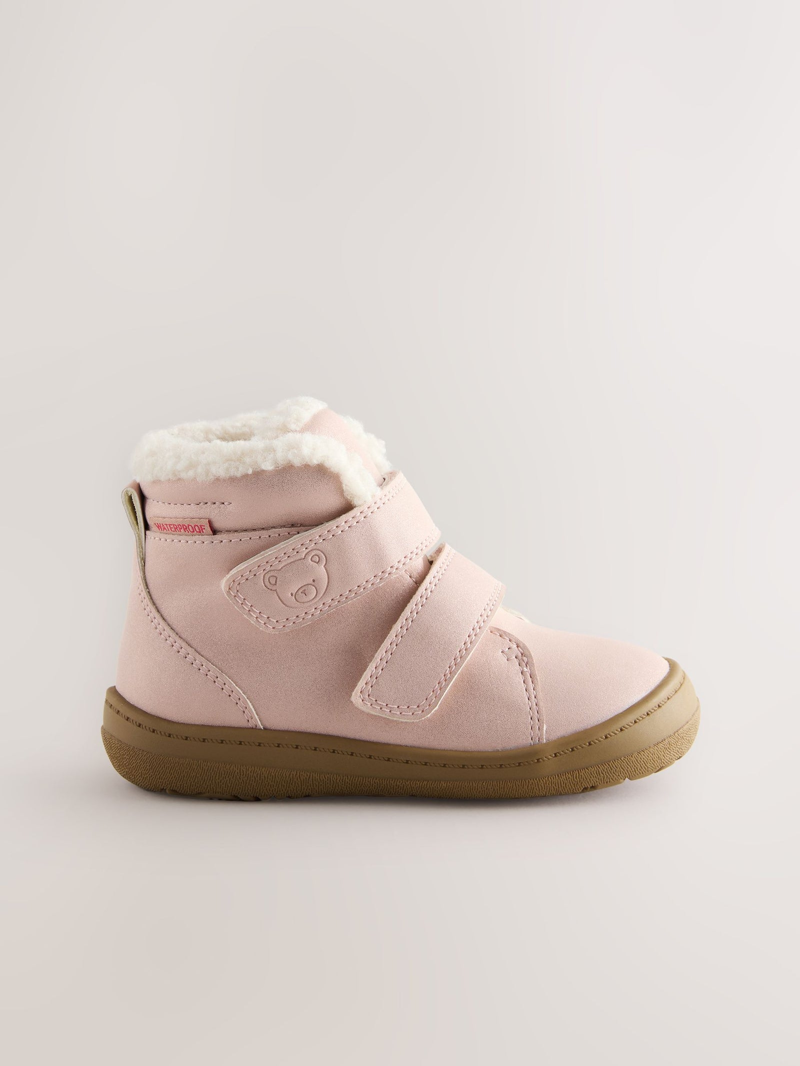 Pink Waterproof Touch Fastening Boots