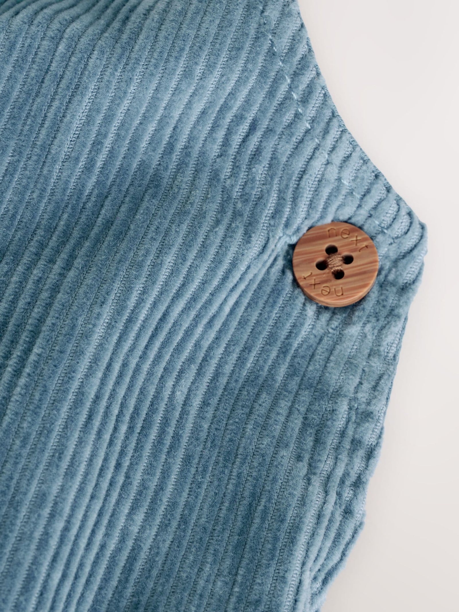 Mid Blue Cord Dungarees and Bodysuit Set (0mths-2yrs)