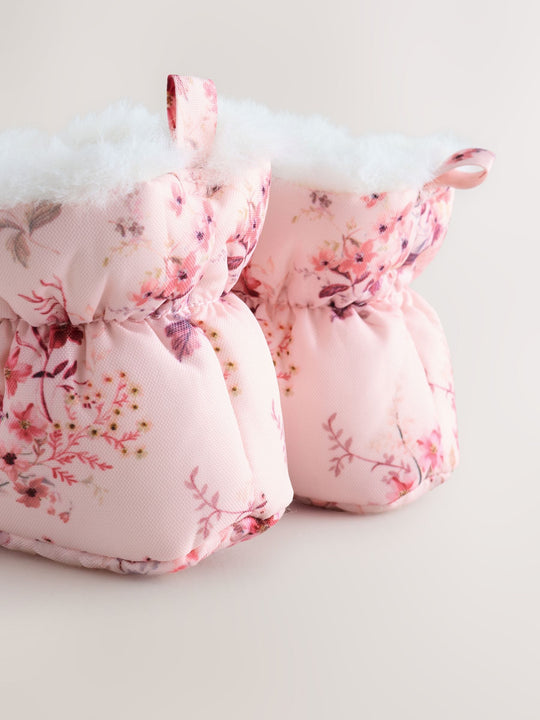 Pink Baby Snowboots (0-24mths)