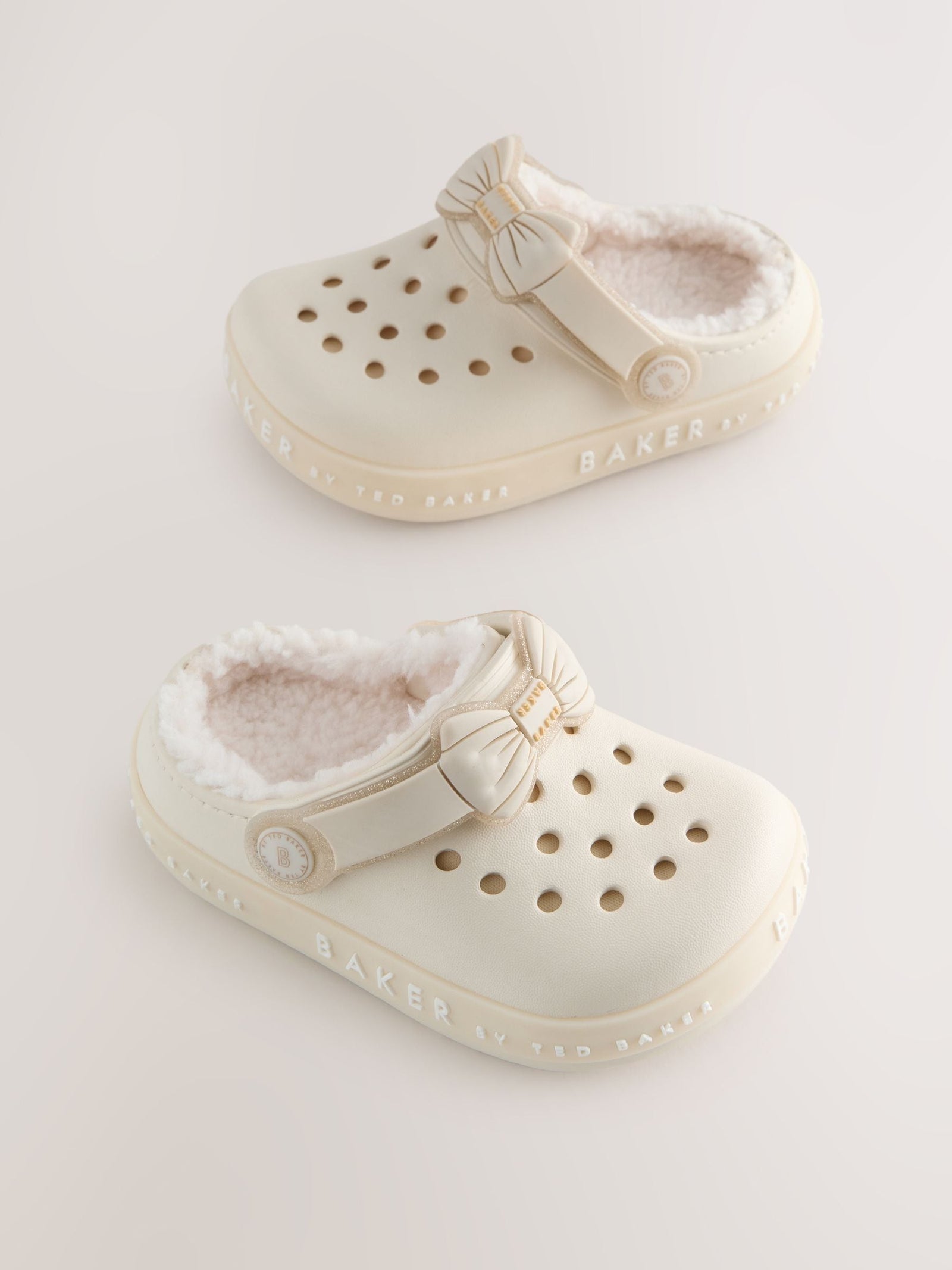 Baker by Ted Baker Girls Borg Lined Clog Slippers