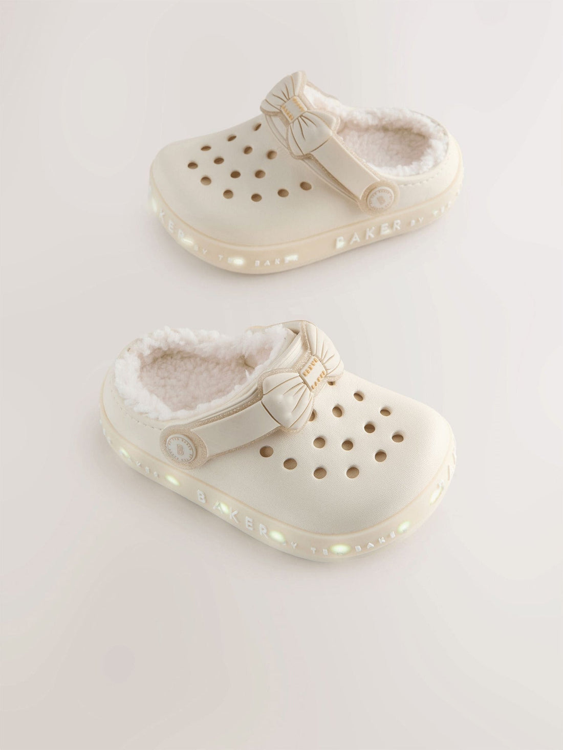 Baker by Ted Baker Girls Borg Lined Clog Slippers