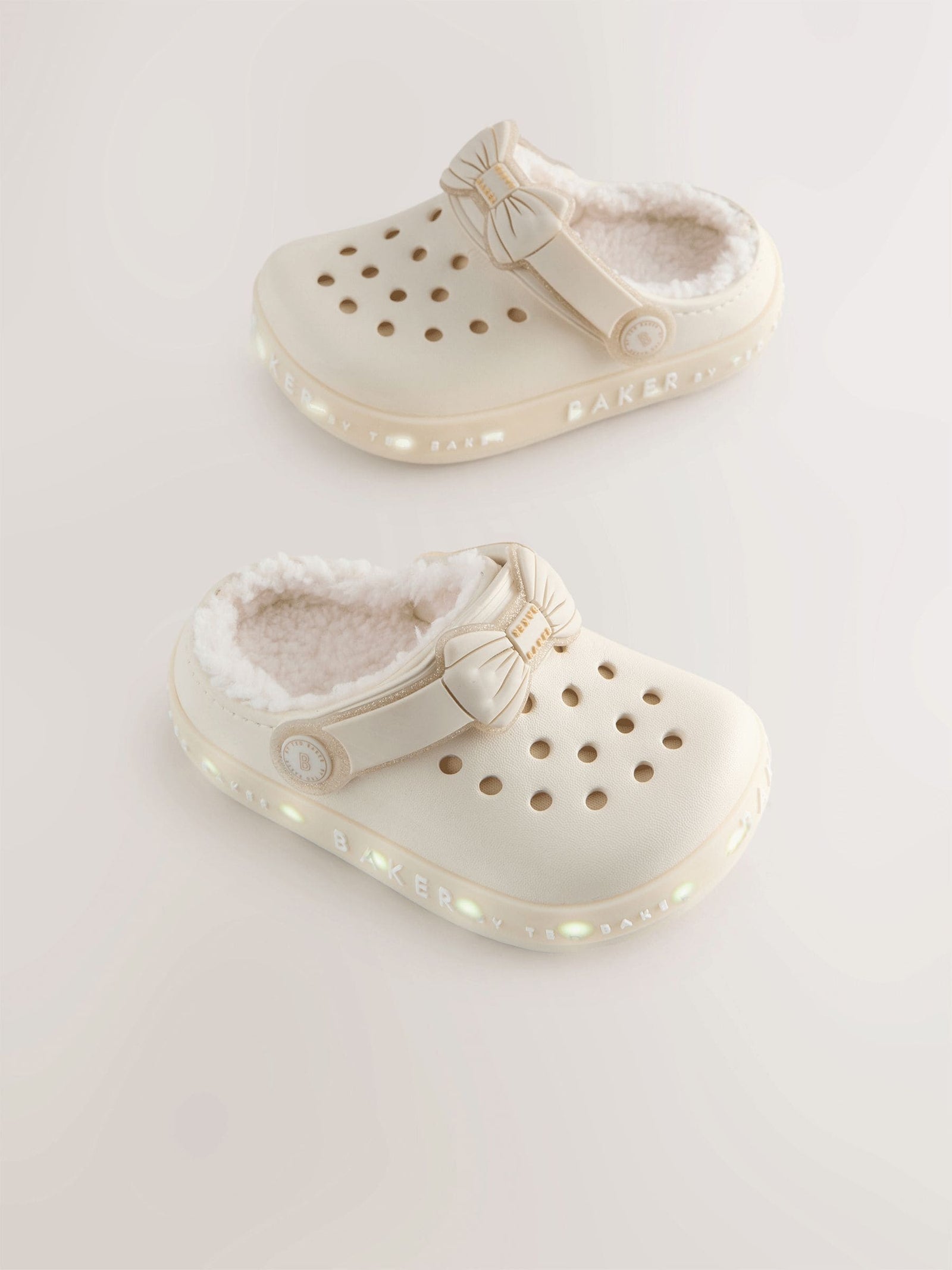 Baker by Ted Baker Girls Borg Lined Clog Slippers