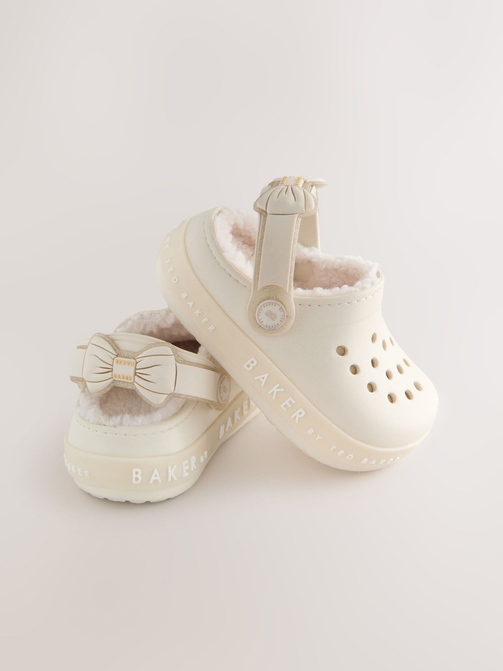 Baker by Ted Baker Girls Borg Lined Clog Slippers