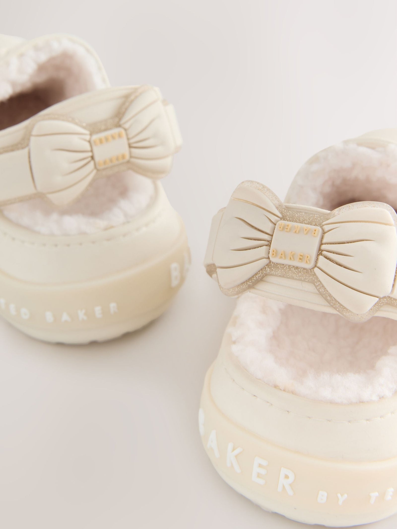 Baker by Ted Baker Girls Borg Lined Clog Slippers