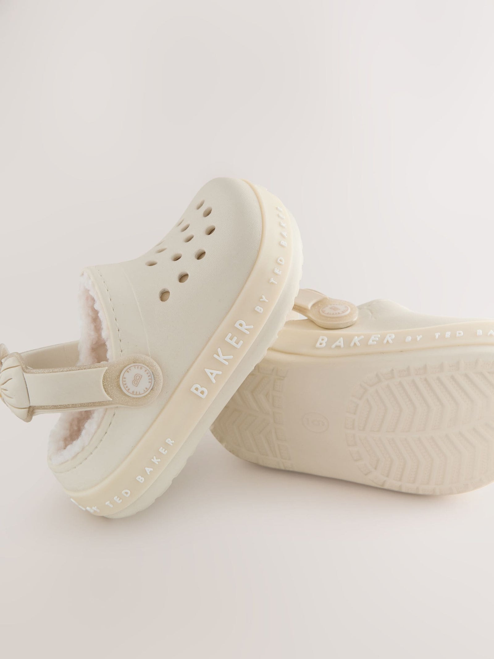 Baker by Ted Baker Girls Borg Lined Clog Slippers