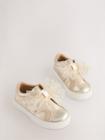 Baker by Ted Baker Girls Organza Corsage Trainers