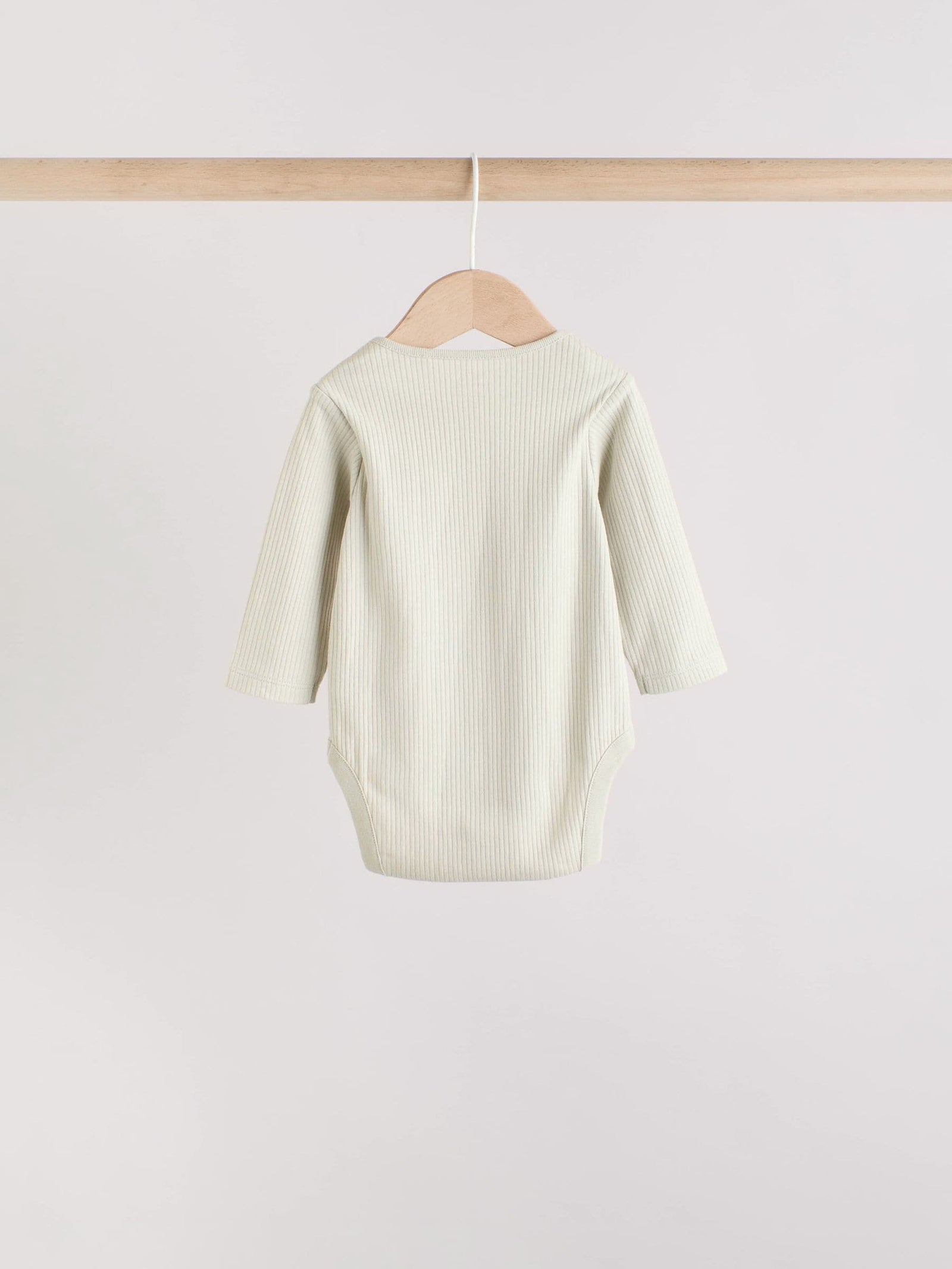 Blue Baby Long Sleeve Bodysuits 5 Pack