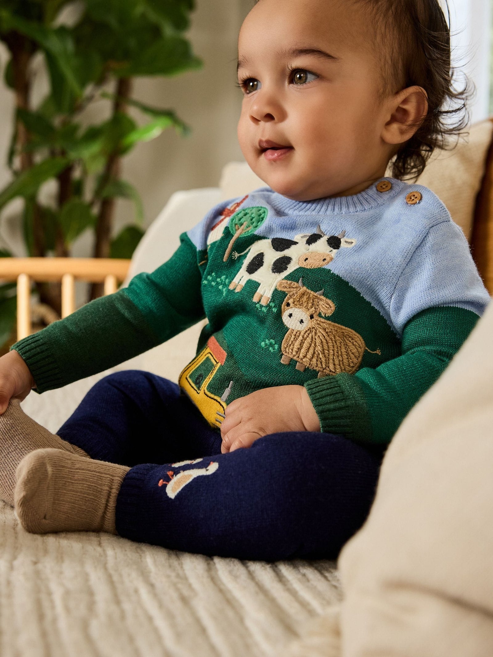 Bright Farm Knitted Top and Leggings Set (0mths-2yrs)