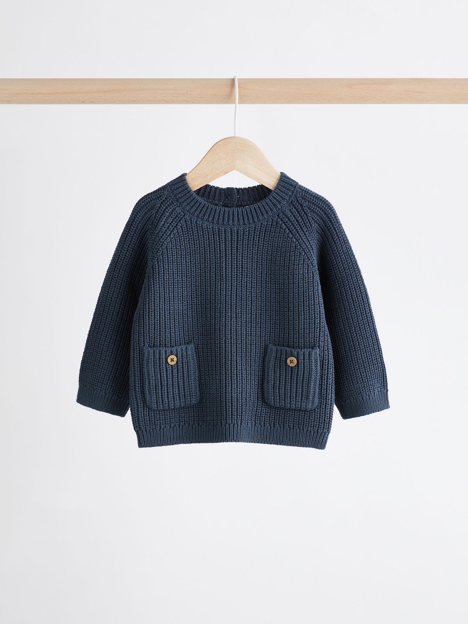 Blue Baby Knitted Jumper and Leggings Set (0mths-2yrs)