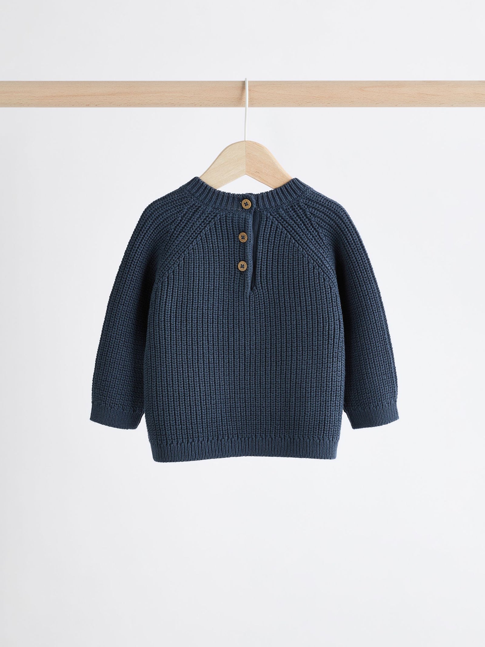 Blue Baby Knitted Jumper and Leggings Set