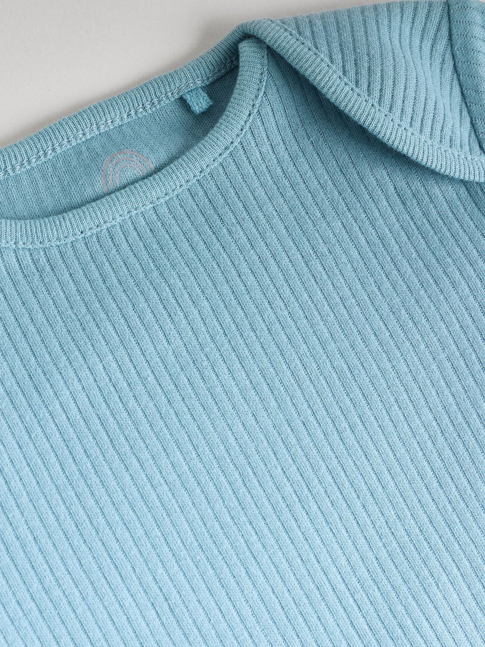 Blue Baby Short Sleeve Bodysuits 5 Pack
