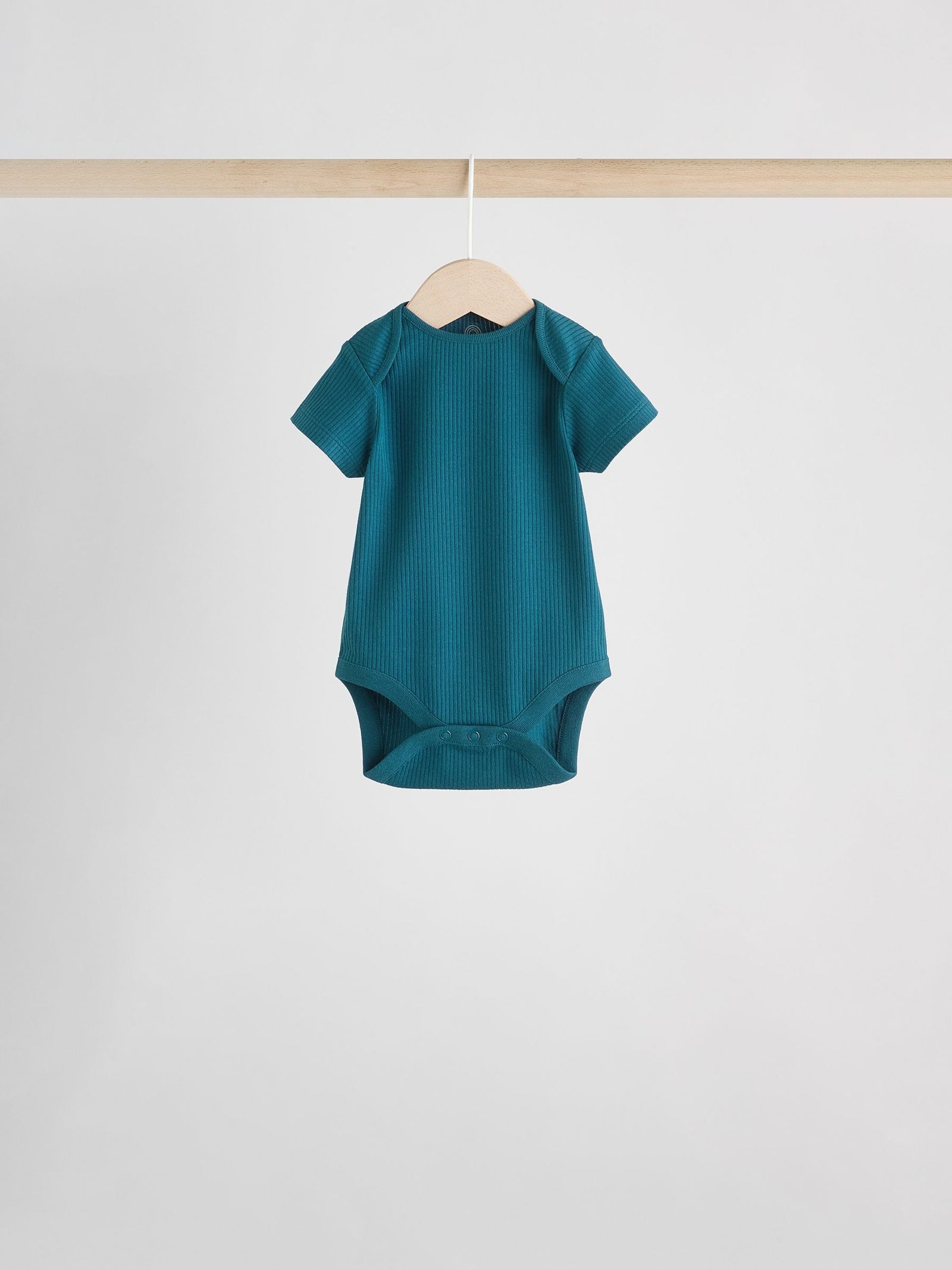 Blue Baby Short Sleeve Bodysuits 5 Pack