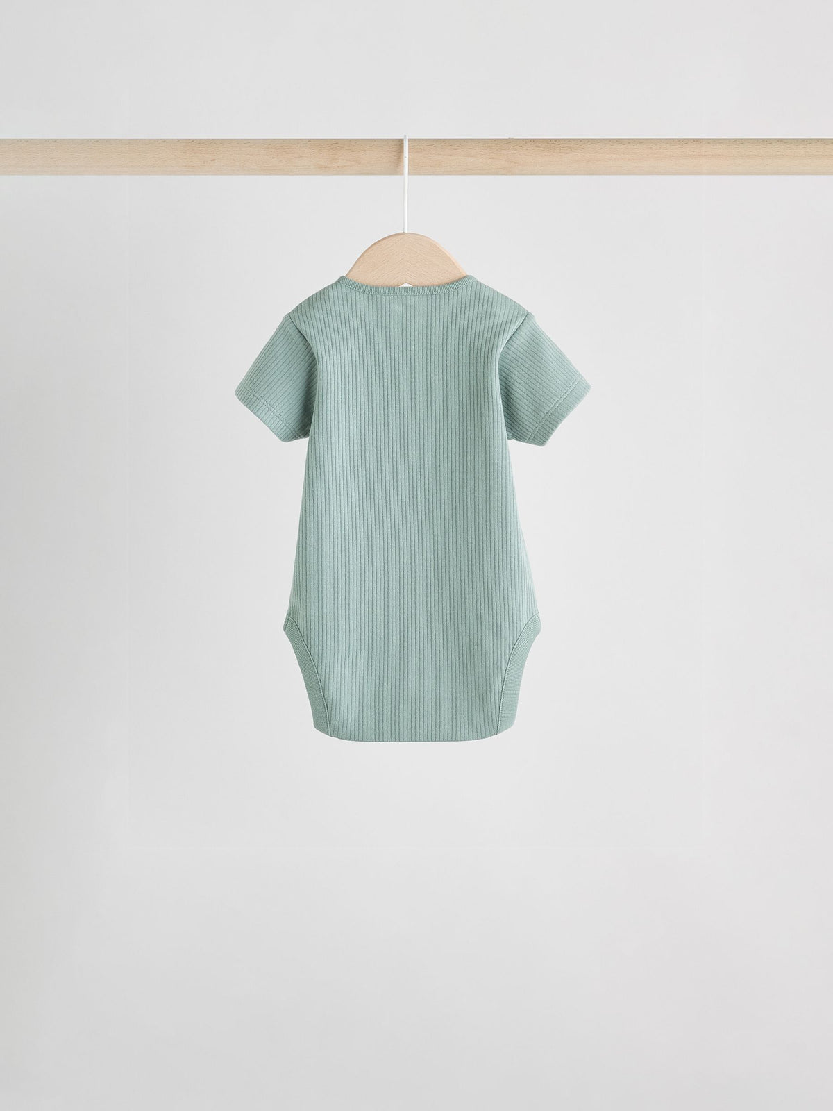 Blue Short Sleeve Baby Bodysuits 5 Pack