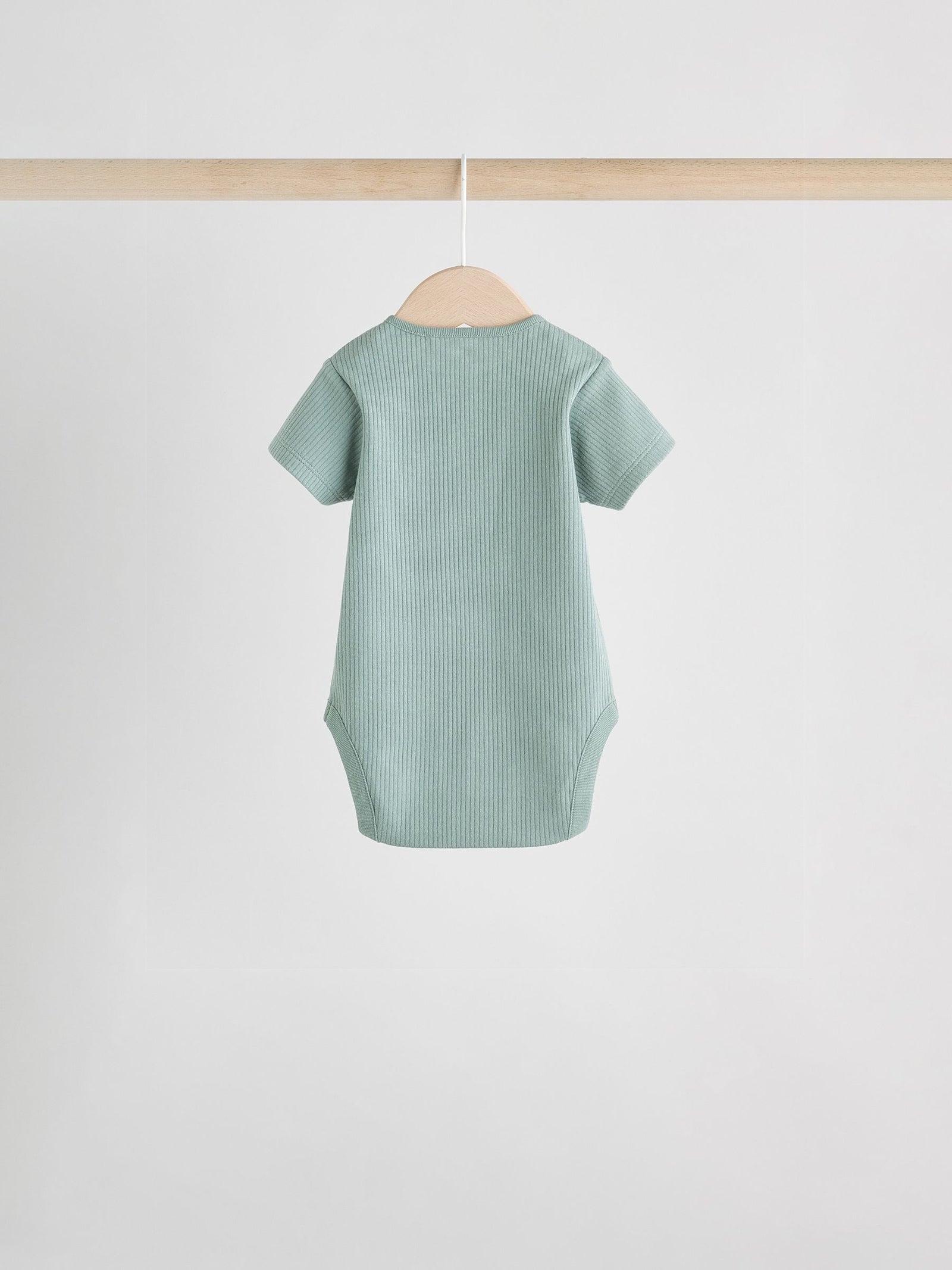 Blue Baby Short Sleeve Bodysuits 5 Pack