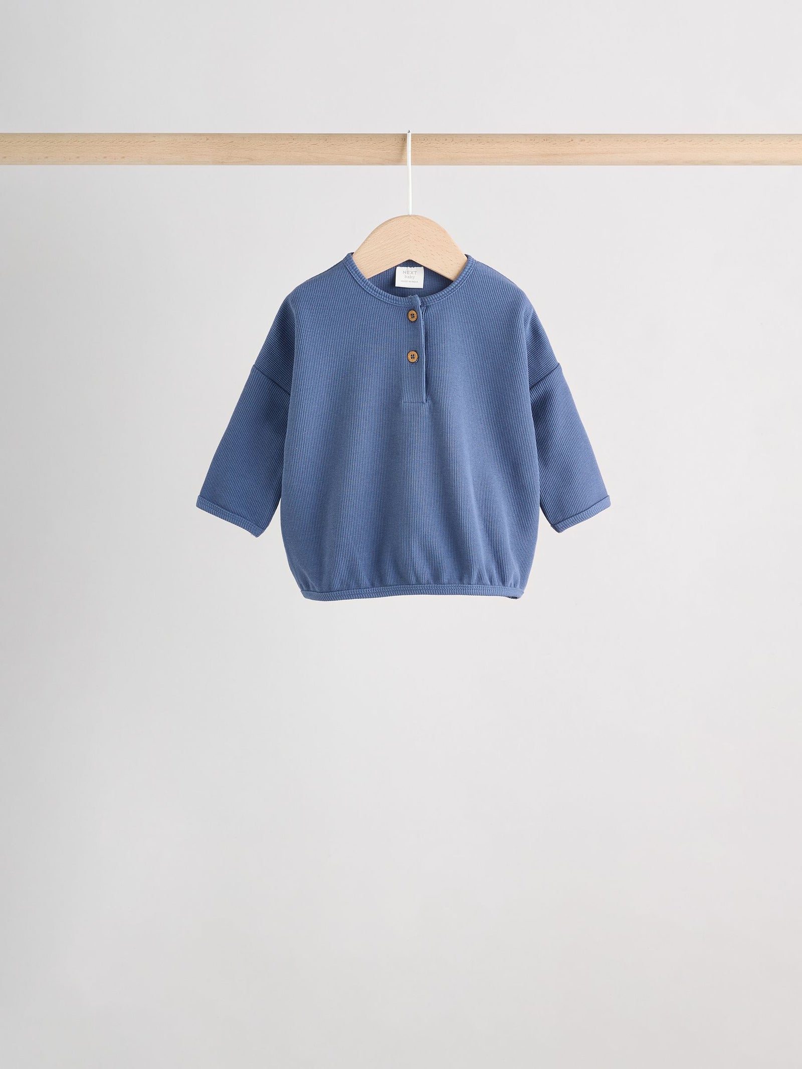 Blue Stripe Baby Long Sleeve T-Shirts 4 Pack (0mths-2yrs)