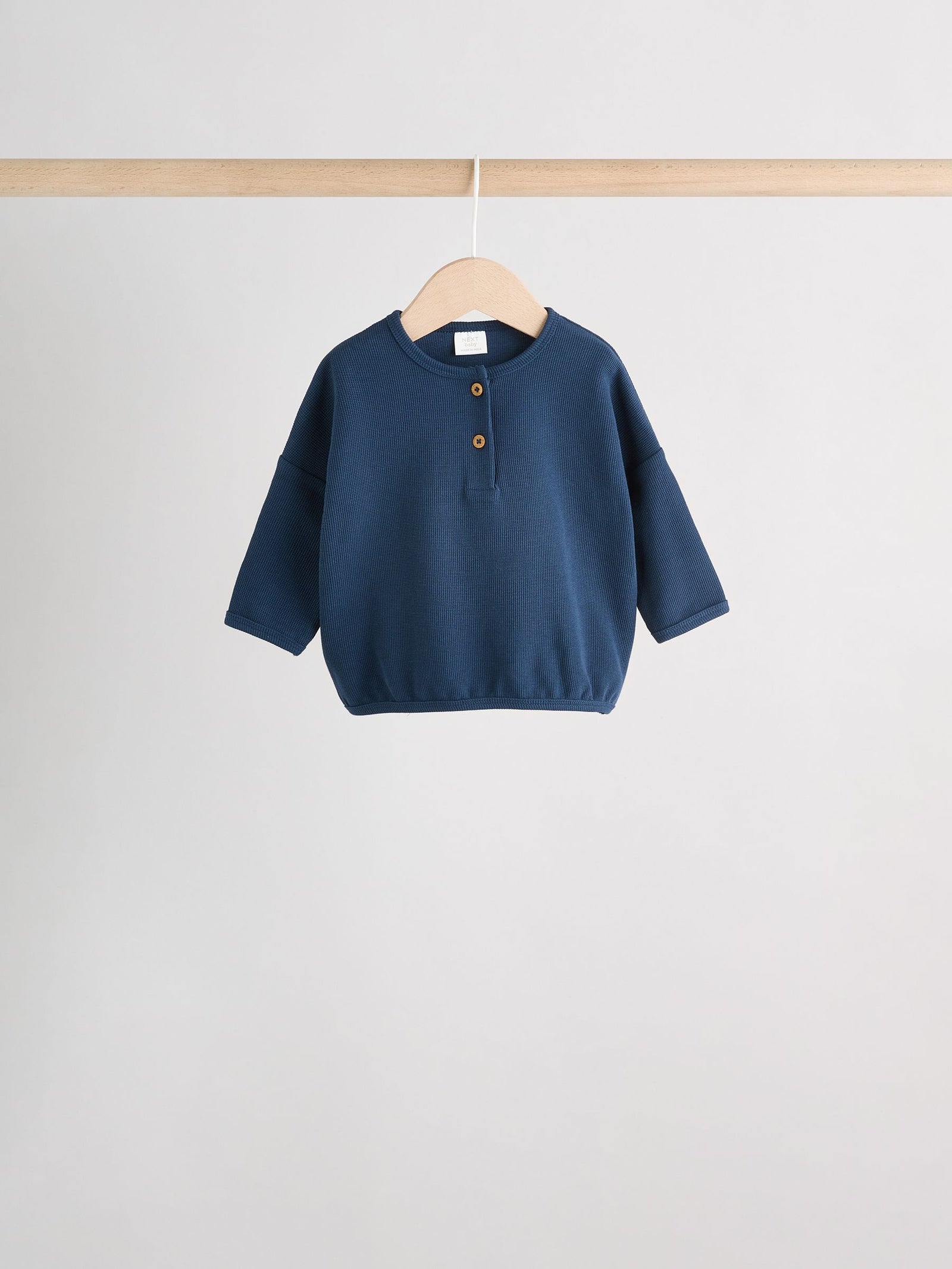 Blue Stripe Baby Long Sleeve T-Shirts 4 Pack (0mths-2yrs)