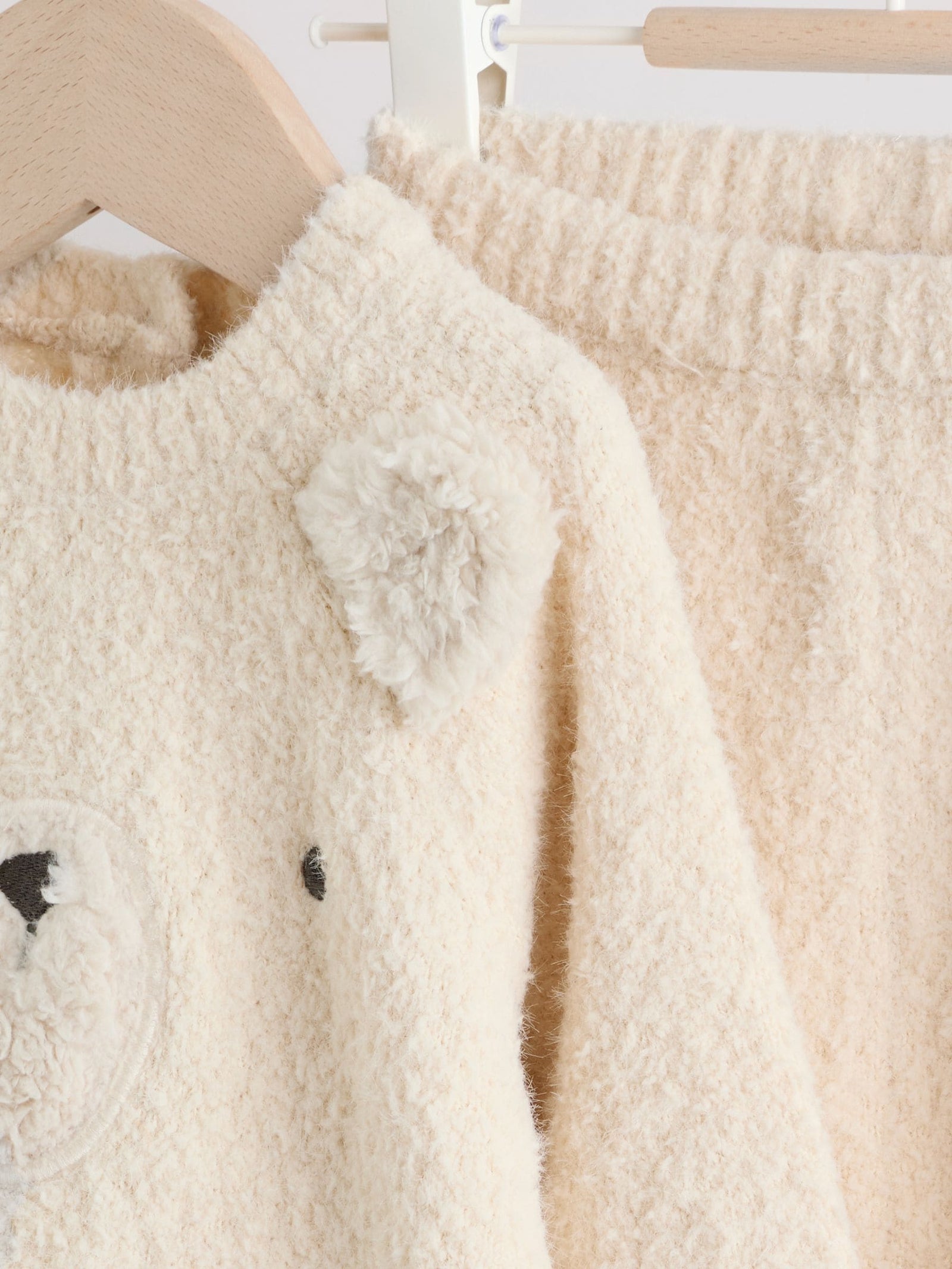 Neutral Bear Knitted Top and Leggings Set (0mths-2yrs)