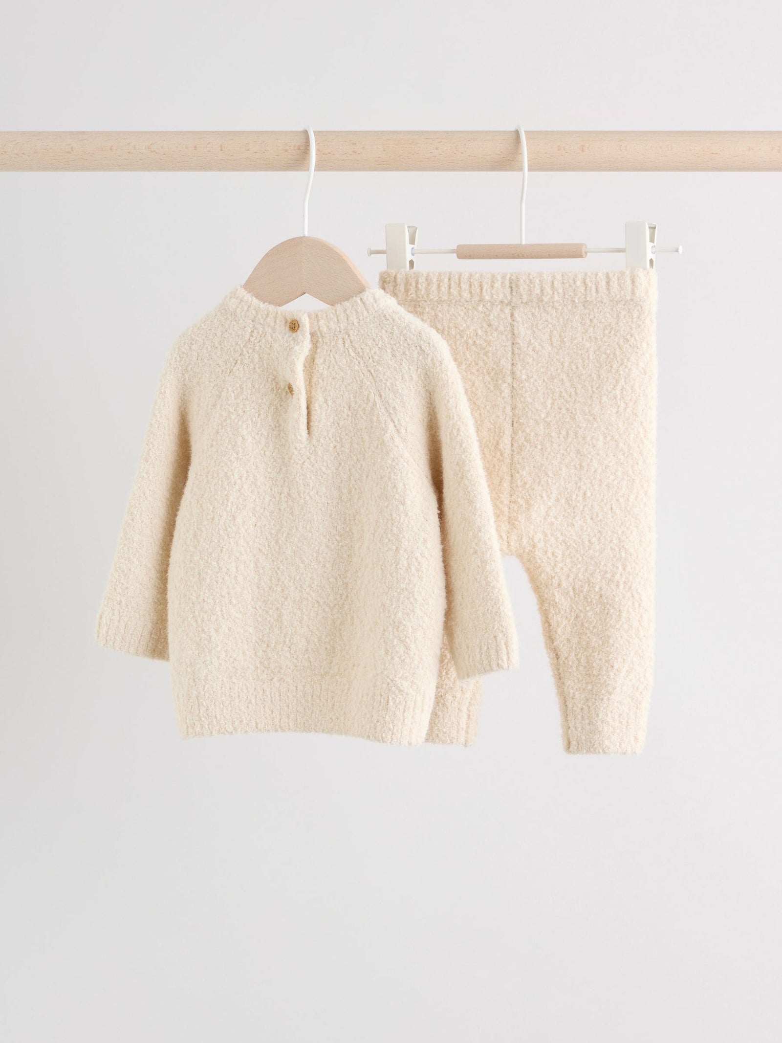 Neutral Bear Knitted Top and Leggings Set (0mths-2yrs)