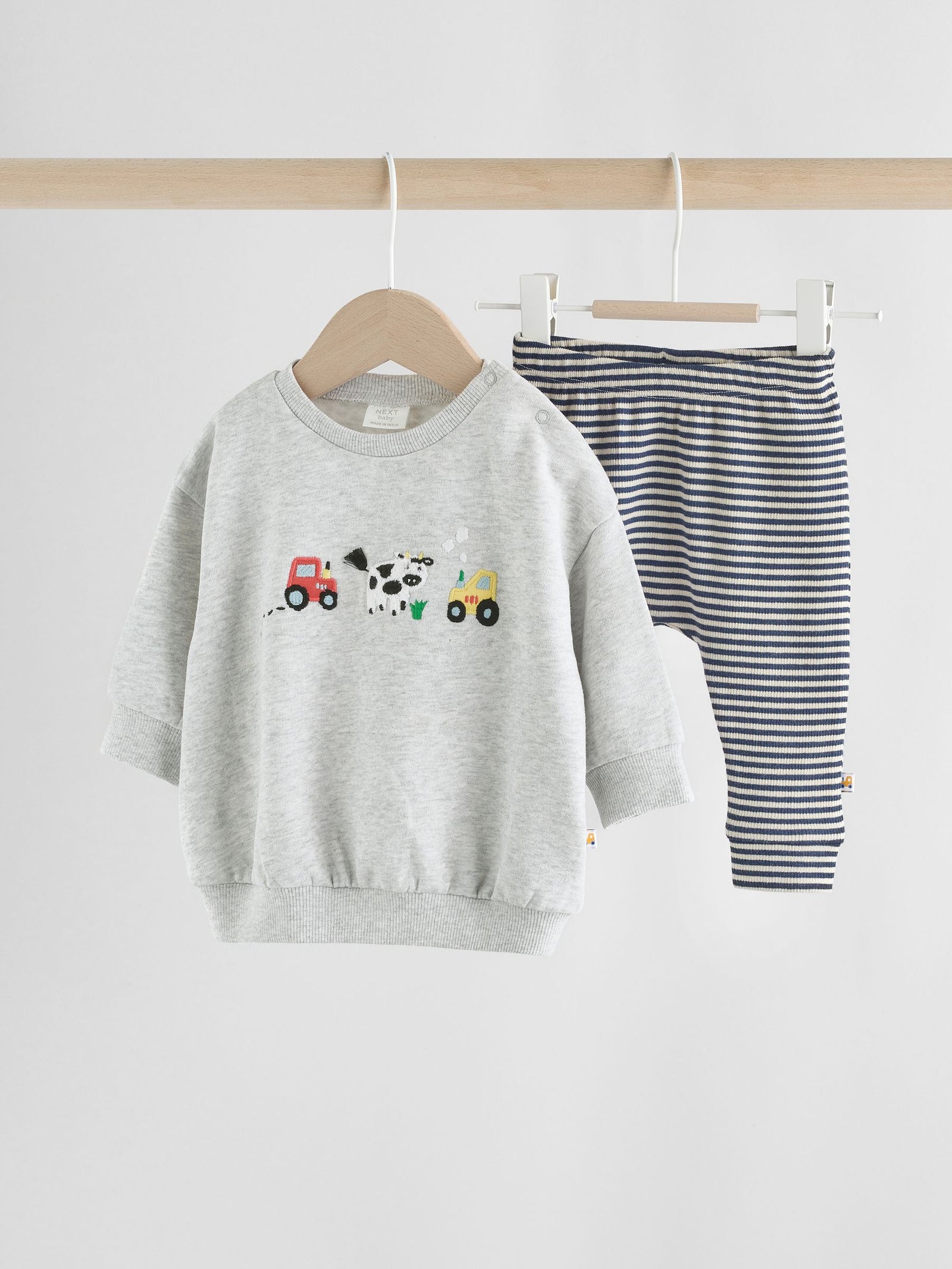 Grey Farm Character Baby Sweatshirt and Leggings Set (0mths-3yrs)